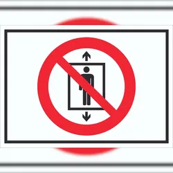 HB-Druck Personenbeförderung verboten Symbol Schild A3 (297x420mm)