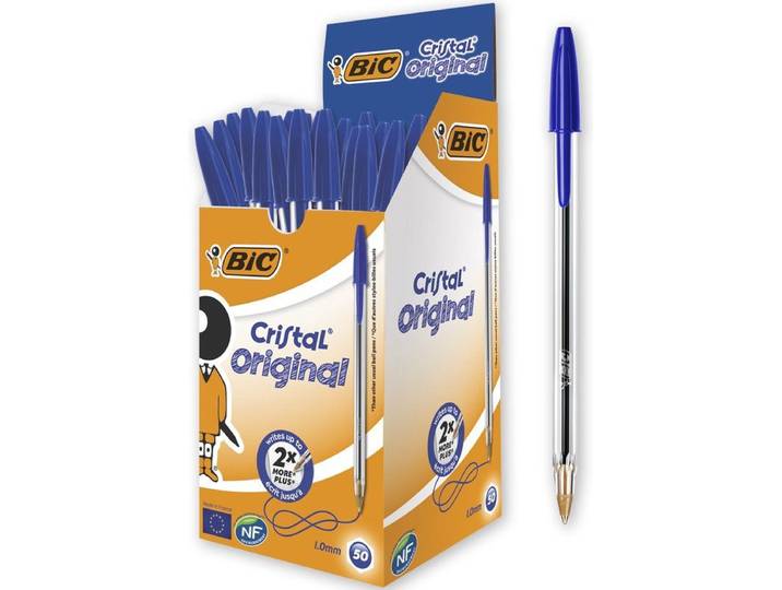 BIC Cristal - Balpen - 1,0 mm - Blauw