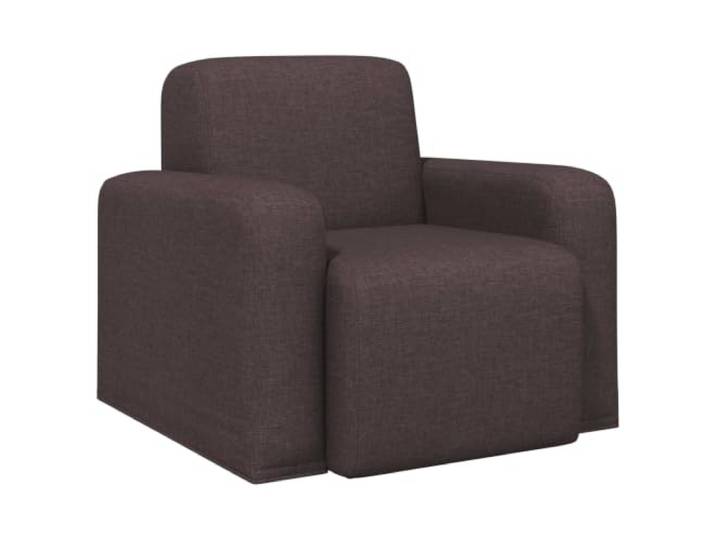 Makastle Sessel Dunkelbraun Stoff