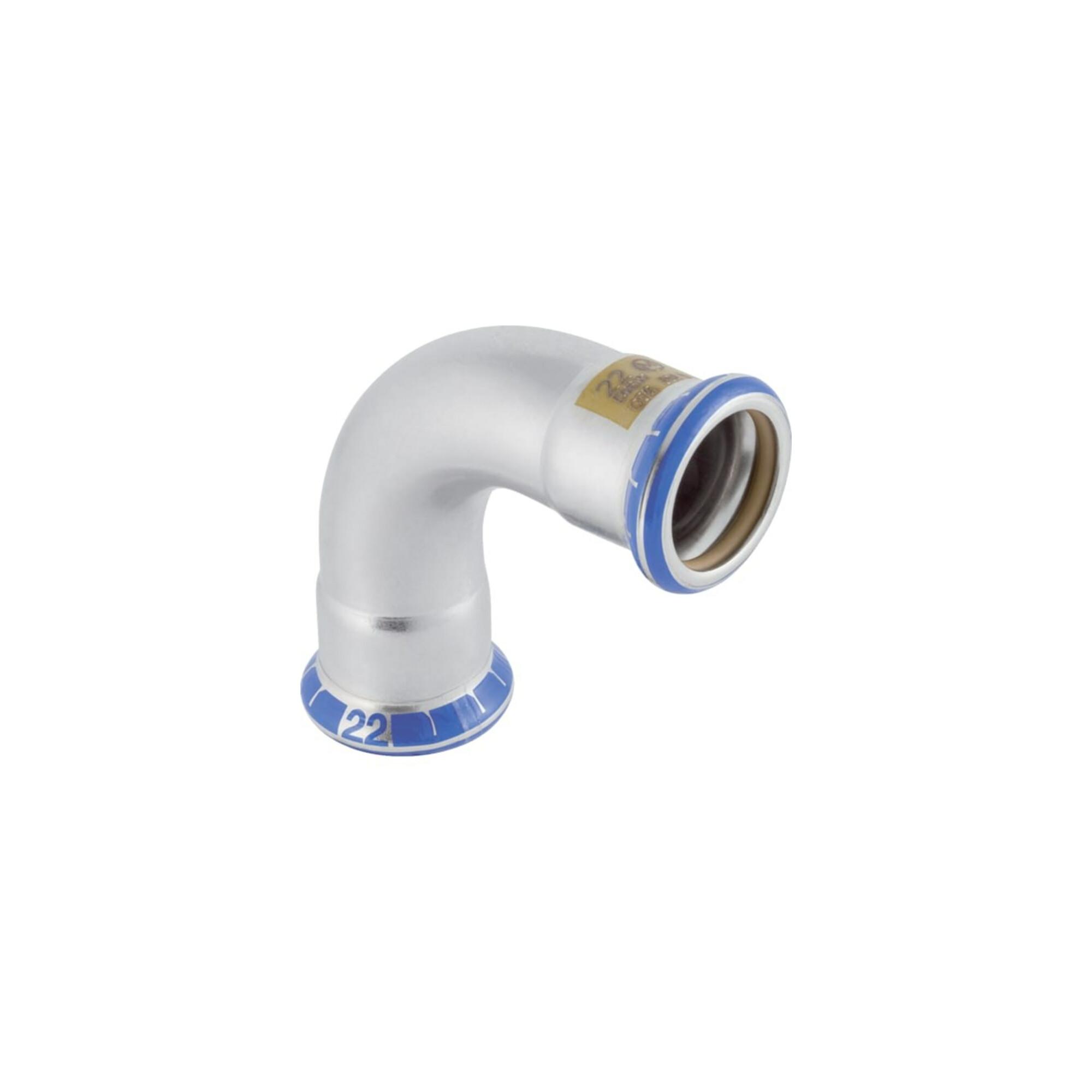 Geberit Gas-Bogen Mapress 90Grad, Edelstahl, d= 28mm (34003)