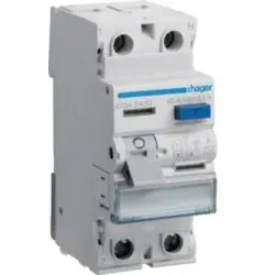 Hager CGA240D Fehlerstromschutzschalter 2 polig 6kA 40A 500mA Typ A