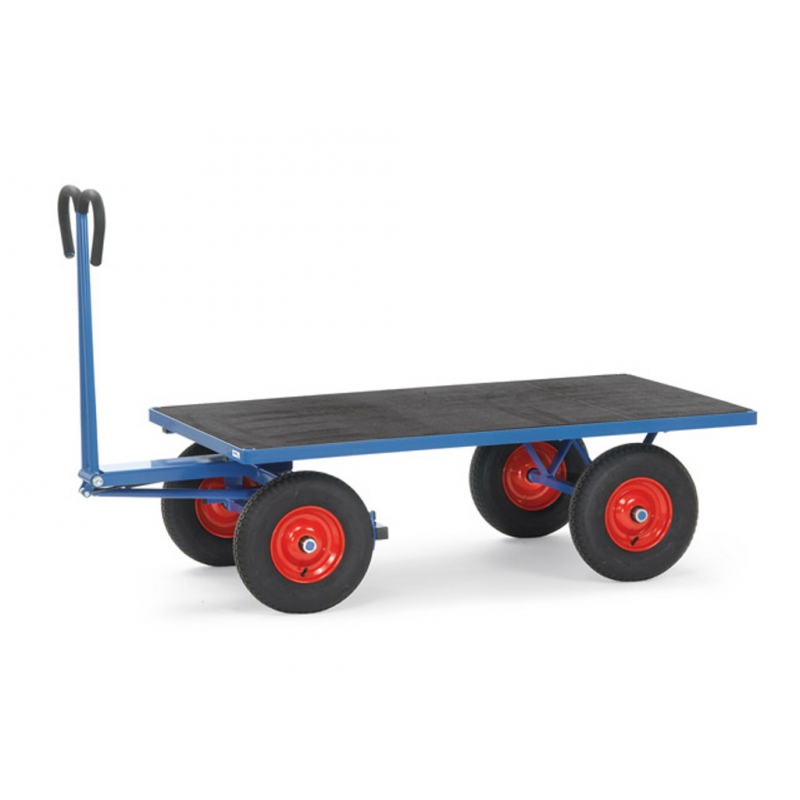 fetra 6404L, Stahl, Transportwagen, Blau, 1000 kg, 4 Rad/Räder, 40 cm