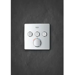 Grohe Grohtherm SmartControl Thermostat 29126000 mit 3 Absperrventile, chrom