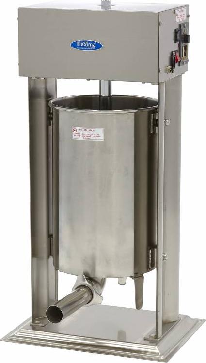 Maxima - Gastro Wurstfüller - 20 l - Automatisch - Vertikal - inkl. 4 Füllrohre