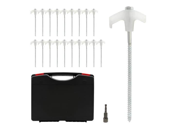 Schraubheringe 20er-Set Silber