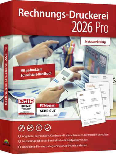 Markt & Technik Rechnungsdruckerei 2026 PRO Windows Kaufmännische Software