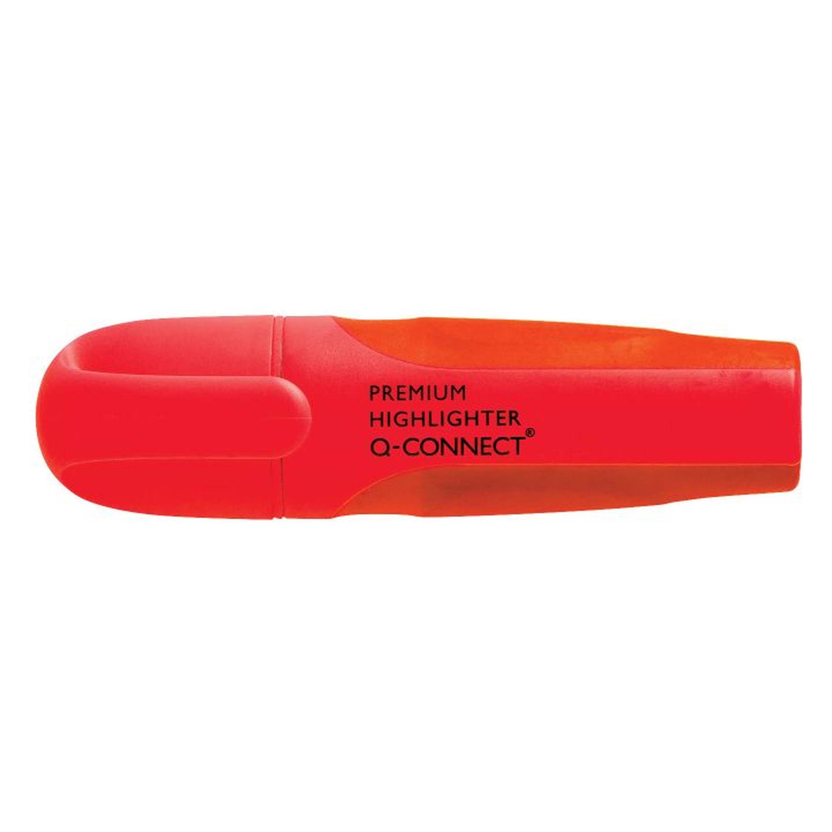 Q-Connect Textmarker Premium rot (1x) (KF16102)