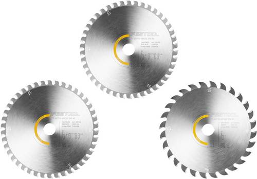 Festool KSB-SORT/3W 168x1,8 578566 Kreissägeblatt-Set 168 x 20 x 1.20mm 1St.