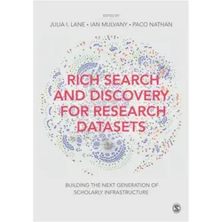 Rich Search & Discovery For Research Dat, Schulbücher von JULIA I LANE