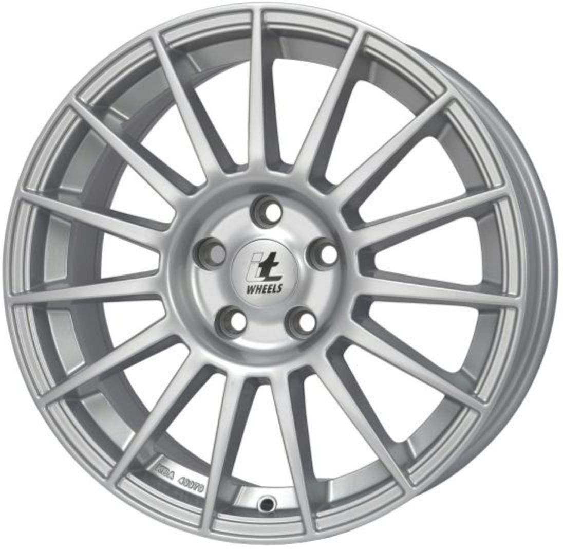 Alufelge 17 zoll ITWHEELS Sofia 5x120 7,5J ET35, Farbe Silber