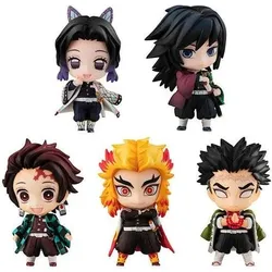 Megahouse Demon Slayer: Kimetsu no Yaiba pack 5 trading figures Tanjiro & The Hashira Mascot Set A 5 cm