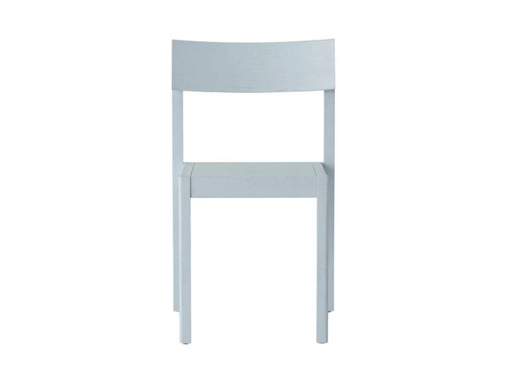 Audo Copenhagen Mauro chaise Linen blue chêne