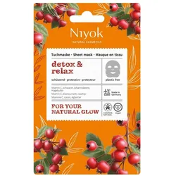 Tuchmaske - Detox & Relax 10ml