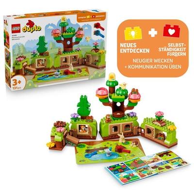 LEGO DUPLO 10480 Wald mit wilden Tieren, Bauspielzeug, Geschenkidee für Kleinkinder