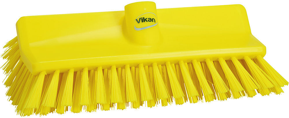 High-Low-Bürste / Winkelschrubber, medium, VE 10 Stk, gelb Vikan