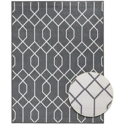 In- & Outdoorteppich REVERSO - Geo River - Grau - 200x280cm