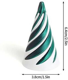 Inspired Living Impossible Pyramid Spiral Cone Fidget Toy For Stress Relief And Desk Display 6