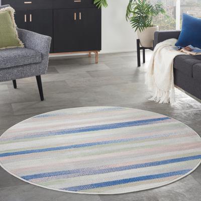 Nourison Whimsicle Modern Striped Abstract Area Rug