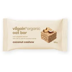 VILGAIN Energieriegel Bio Haferriegel Cashew und Kokos | 50g Riegel