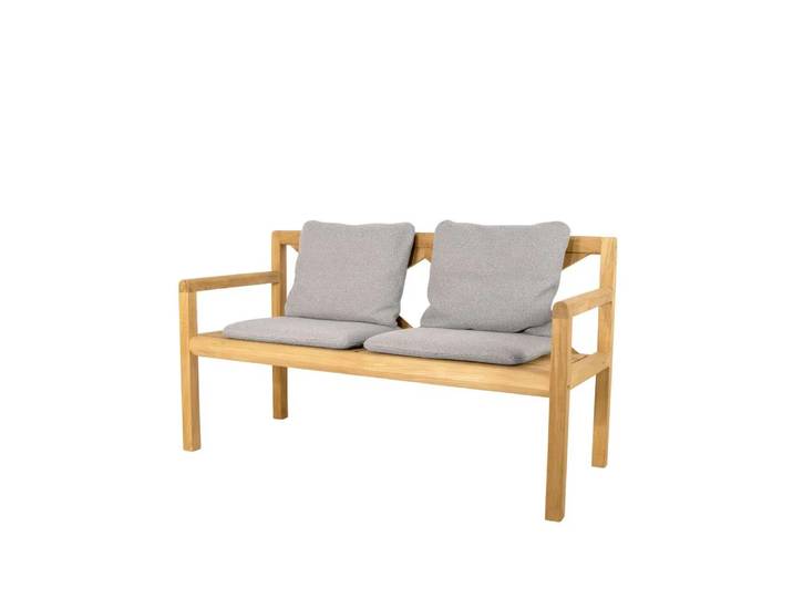 Cane-line Banc Grace 2 places Light grey, teak