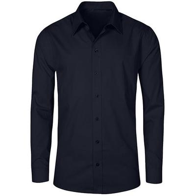 Herren Popeline Langarmhemd | Promodoro Fashion GmbH | Farbe: Navy | XL