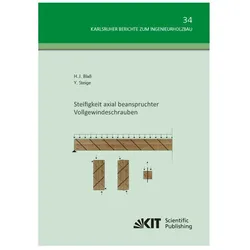 Steifigkeit axial beanspruchter Vollgewindeschrauben, Fachbücher von Hans Joachim Blass, Yvonne Steige