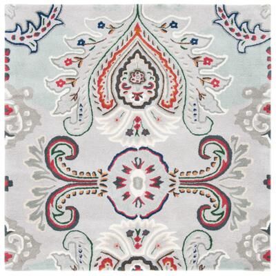 SAFAVIEH Handmade Bella Kenzie Floral Wool Rug