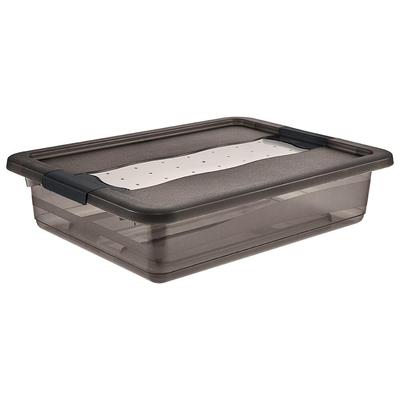 Keeeper - Aufbewahrungsbox 39,5x29,5x9,5cm in transluzentem Grau