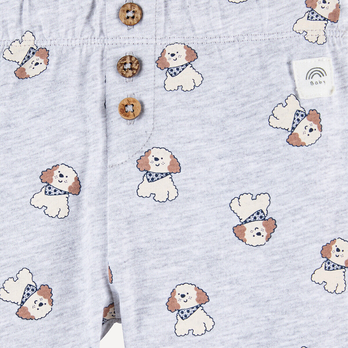 LA REDOUTE COLLECTIONS Lot de 3 leggings, imprimé chiens
