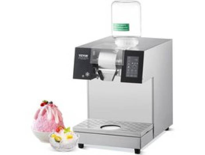 Machine à Glace Râpée de Neige Commerciale-VEVOR-Machine à Râper la Glace 240 kg/24H-Machine à Glace Pilée en Inox