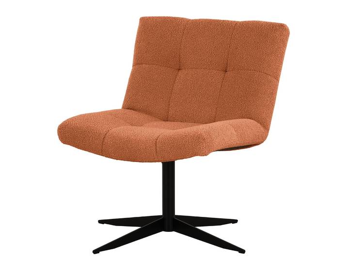 Sessel Mandes Kupfer/Kupfer Bouclé Stoff Nola 67 x 82 x 74cm