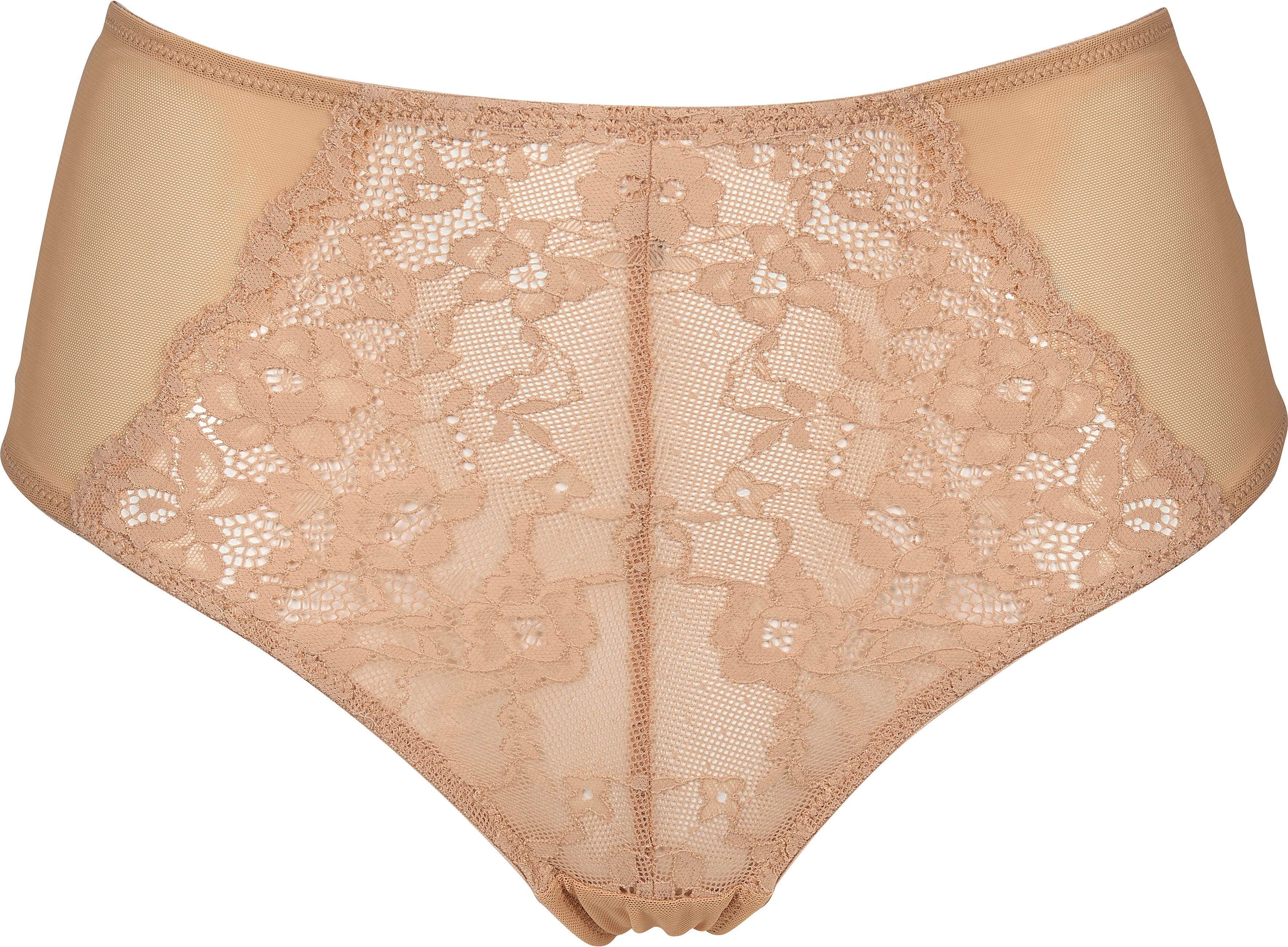 Panty "BO", Damen, Gr. M, Spitze, rosa (powder), Spitze, Obermaterial: 86% Polyamid, 14% Elasthan, AFTER EDEN D-CUP & UP, unifarben, körpernah, Unterhosen Panty, Mit Spitze, leicht durchsichtig, feminin, bequem, weich, elastisch powder M, Spitze