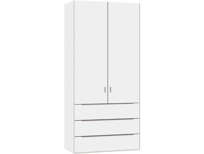 Kleiderschrank Arena Drehtüren premiumweiss Holzwerkstoff B 102 cm - Schweizer Möbelhersteller