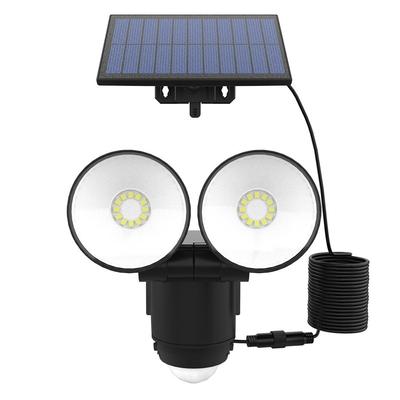 Lumisky WALEE 1000LM Solar-Sensor-Flutlicht Plastik Schwarz