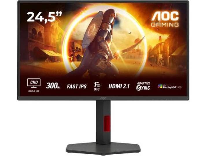 Aoc - Ecran Pc Gamer Q25g4sr 25 Qhd 300hz Fast Ips Hdr 400 Adaptive-Sync