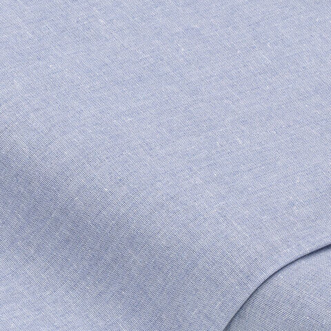 Blusenstoff in Leinen-Optik, hellblau