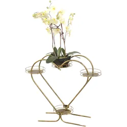 möbel direkt online Blumenständer Lilly antik goldfarben