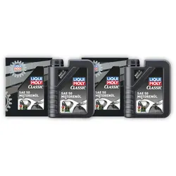 2x Motoröl LIQUI MOLY 1130 SAE 50 Classic Motorenöl Oldtimer Youngtimer Öl 1Liter