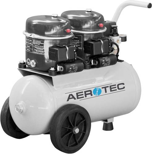 Aerotec Druckluft-Airbrushkompressor Silent TWINPAINT 100/24 24l 8 bar