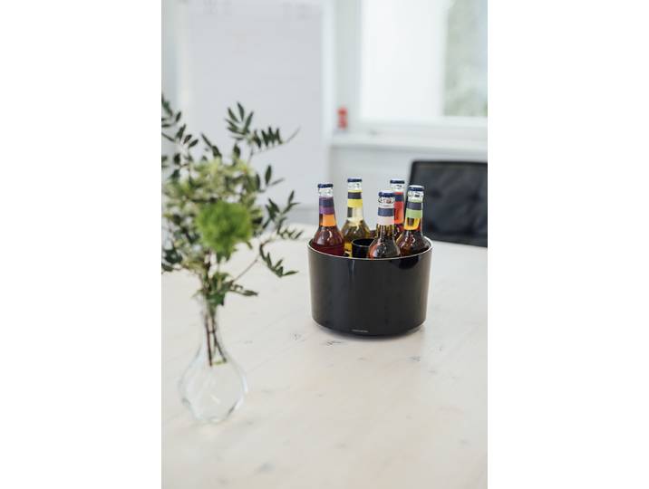 home24 Flessenkoeler Conference Ø 23cm zwart