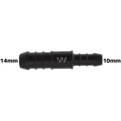 WamSter® I Schlauchverbinder Pipe Connector reduziert 14mm 10mm Durchmesser