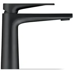 Duravit Tulum Waschtischarmatur FreshStart TU1021002046 Ausladung 135mm, ohne Zugstangen-Ablaufgarnitur, schwarz matt