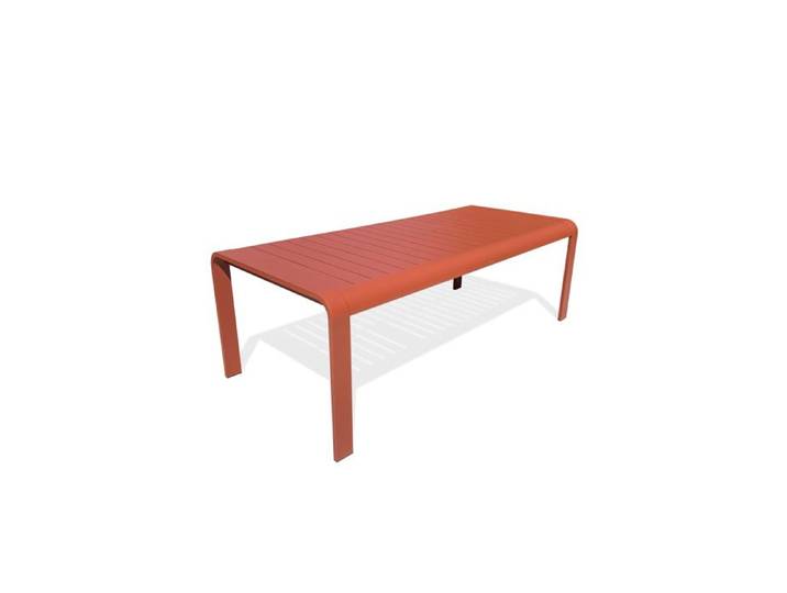 Table de jardin en aluminium - Terracotta - HANOI
