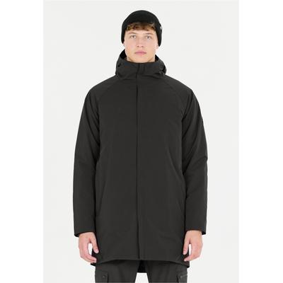 Parka SOS "Boiwa", Herren, Gr. XL, schwarz, 85% Polyamid, 15% Elasthan, unifarben, normal, ohne Ausschnitt, Jacken Parka, mit innovativer, wasserabweisender Beschichtung