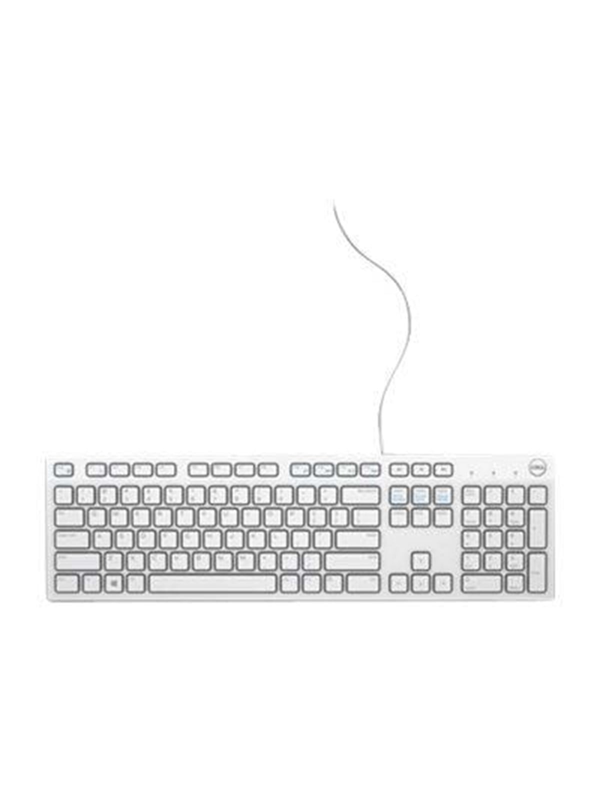 Dell KB216 - keyboard - US International (QWERTY) - Tastatur - Weiss
