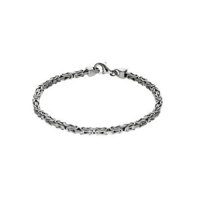 Armband FIRETTI "Schmuck Geschenk Silber 925 Armschmuck Armband Königskette" Gr. 21, silber (silberfarben), Armbänder, Herren, 21, Silber 925 (Sterlingsilber), Armband, Made in Germany