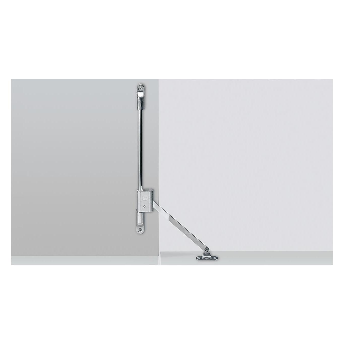 Hettich Klappenhalter Klassik D mit Lager LS 3280 D Stahl vernickelt Länge 290 mm (20864)