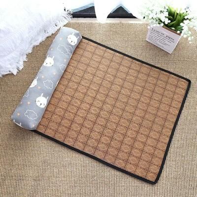 Uplift Picks Natural Rattan Cat Cooling Mat For Summer Rest gray Rabbit l