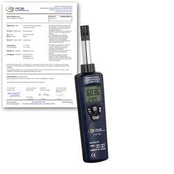 PCE Instruments PCE-555-ICA Thermo-/Hygrometer Blau-Schwarz PCE-555-ICA