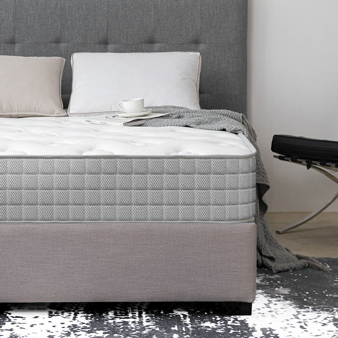 LUNO FASHION LIMITED Mattresses 18CM Memory Foam Mattress Sprung Single (3')